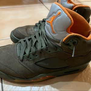 Jordan 5 Retro LS Olive 2006. Mens Size:10